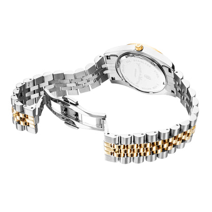 Jacques Du Manoir Swiss Inspiration Glamour Two Tone Watch
