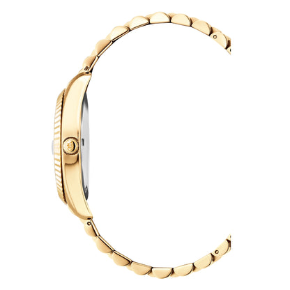 Jacques Du Manoir Swiss Inspiration Business Date Gold White Watch