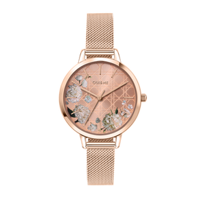 Oui&Me Fleurette Real Flowers 34mm Floral Dial Watch