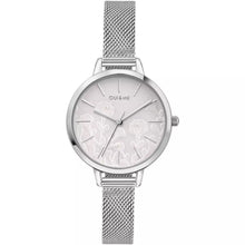 Load image into Gallery viewer, Oui&amp;Me Fleurette 40mm Silver Mesh Watch