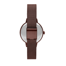 Load image into Gallery viewer, Oui&amp;Me Fleurette Real Flowers 34mm Burgundy Watch