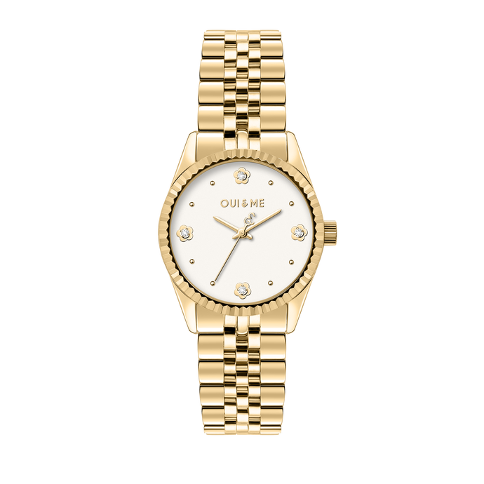 Oui&Me Coquette 30mm Gold Watch
