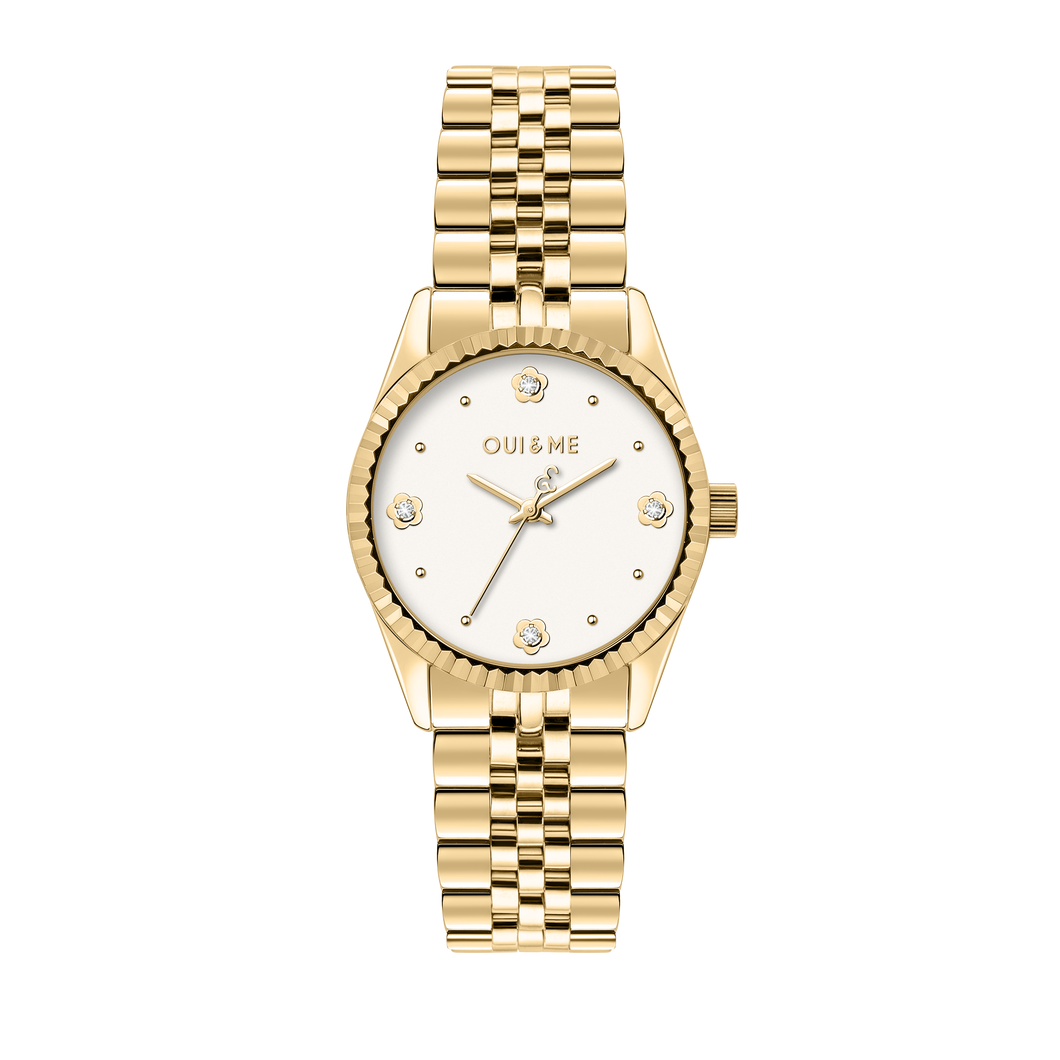 Oui&Me Coquette 30mm Gold Watch