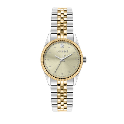 Oui&Me Coquette 30mm Two Tone Champagne Watch