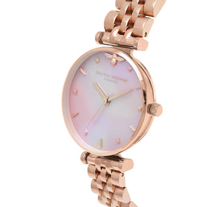 Olivia Burton Queen Bee Rose Gold Bracelet Watch