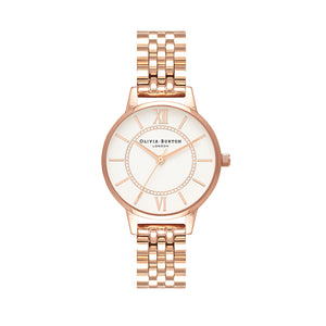 Olivia Burton Wonderland Rose Gold Bracelet Watch