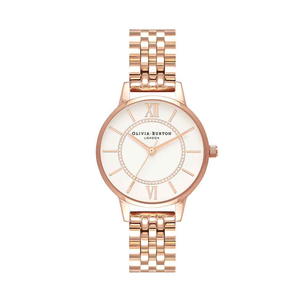 Olivia Burton Wonderland Rose Gold Bracelet Watch
