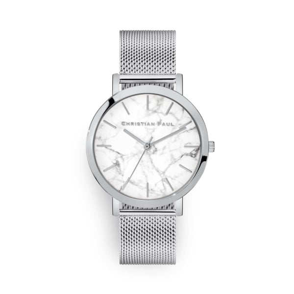 Christian Paul Whitehaven Marble 43 Mesh Watch