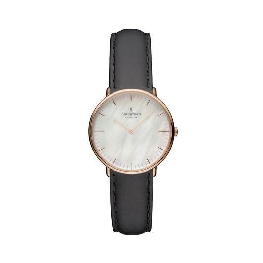 Nordgreen Native 28mm Mother of Pearl Gold Watch