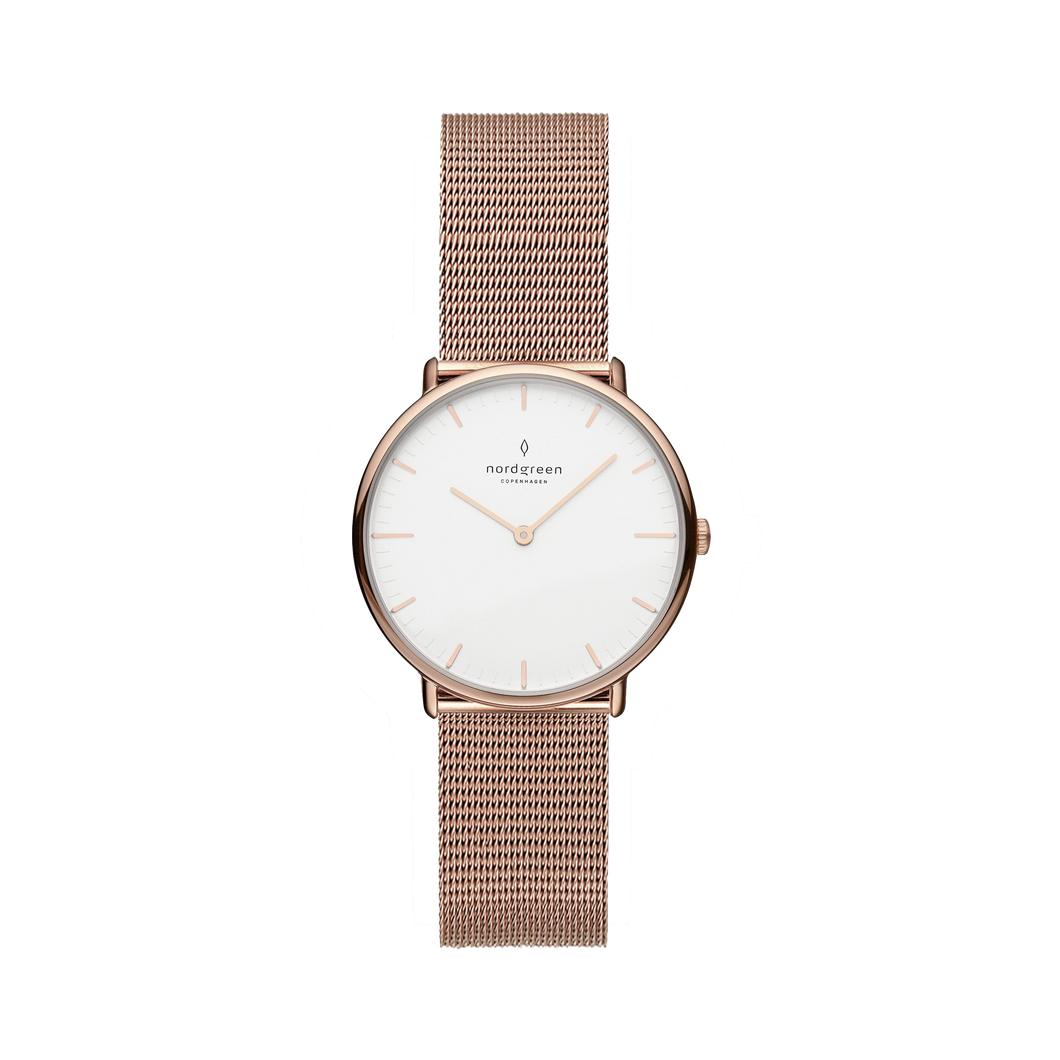 Nordgreen Women's Native 28mm Rose Gold Watch