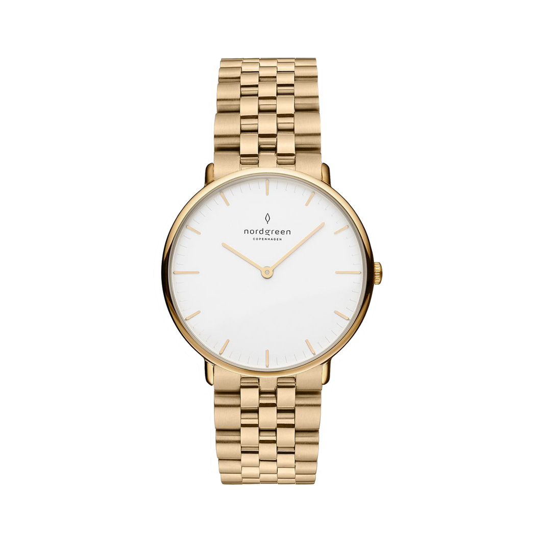 Nordgreen Women's Native 32mm 5 Link Gold Watch