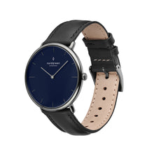 Load image into Gallery viewer, Nordgreen Native 36mm Navy Blue Dial Black Watch