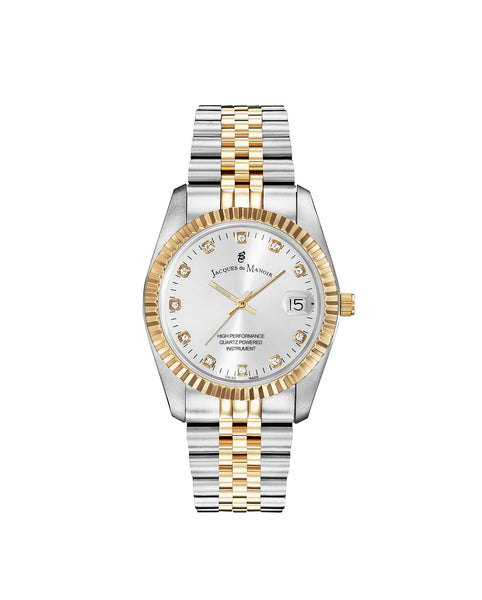 JDM Inspiration Two Tone Yellow Gold Watch