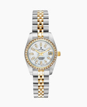 Load image into Gallery viewer, JDM Inspiration 26mm Two Tone Crystal Bezel Watch