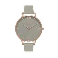 Load image into Gallery viewer, Olivia Burton Big Dial Rose Gold Case Grey Watch