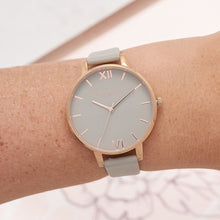 Load image into Gallery viewer, Olivia Burton Big Dial Rose Gold Case Grey Watch