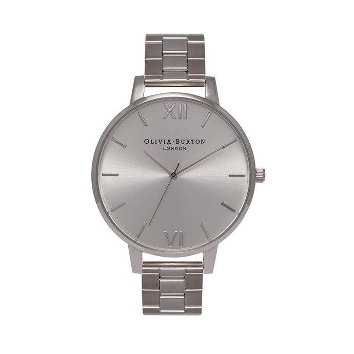 Olivia Burton Big Dial Bracelet Silver Watch