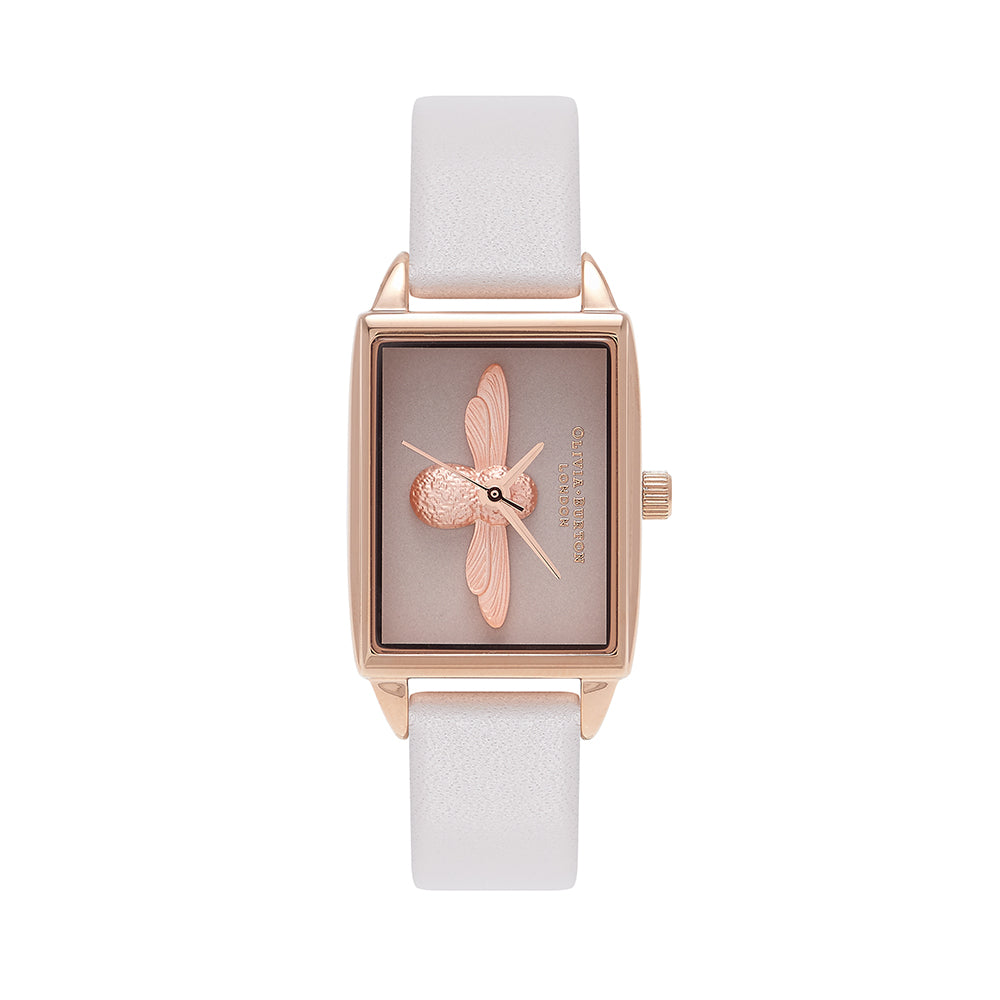 Olivia Burton 3D Bee Rose Gold Watch