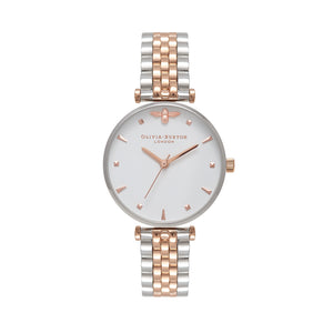 Olivia Burton Queen Bee Two Tone Watch