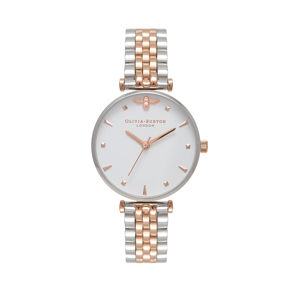 Olivia Burton Queen Bee Two Tone Watch