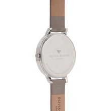 Load image into Gallery viewer, Olivia Burton Big Dial Silver Case Steel Grey Watch