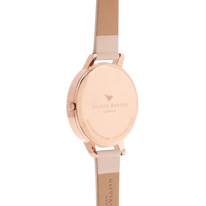 Olivia Burton Big Dial Rose Gold Dusty Peach Watch