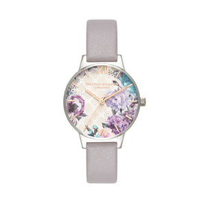 Olivia Burton Glasshouse Silver Watch