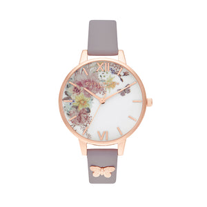 Olivia Burton Enchanted Garden Rose Gold Watch