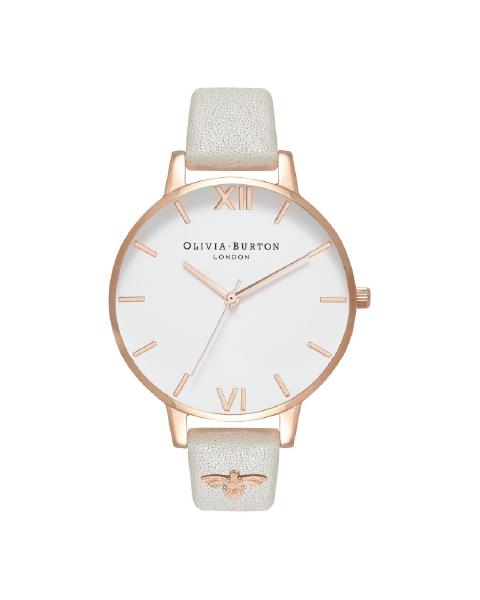 Olivia burton grey watch strap sale