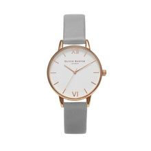 Load image into Gallery viewer, Olivia Burton White Dial Rose Gold Grey Watch