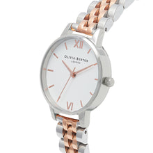 Load image into Gallery viewer, Olivia Burton White Dial Rose Gold Two Tone Bracelet Watch