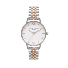 Load image into Gallery viewer, Olivia Burton White Dial Rose Gold Two Tone Bracelet Watch