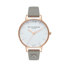 Load image into Gallery viewer, Olivia Burton Vintage Bow Rose Gold Grey Watch