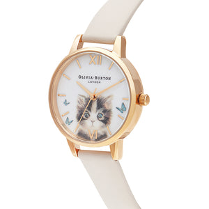 Olivia Burton Illustrated Animals Gold Watch