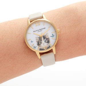 Olivia Burton Illustrated Animals Gold Watch