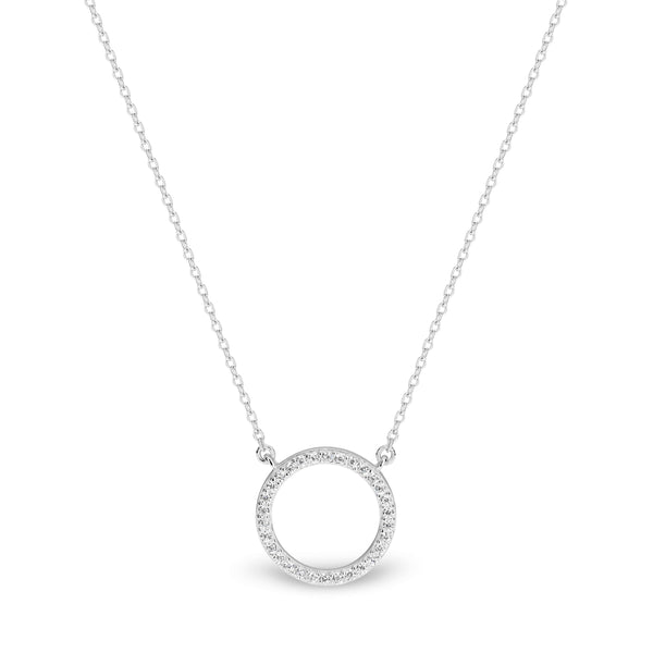 GEORGINI ARA RHODIUM PENDANT