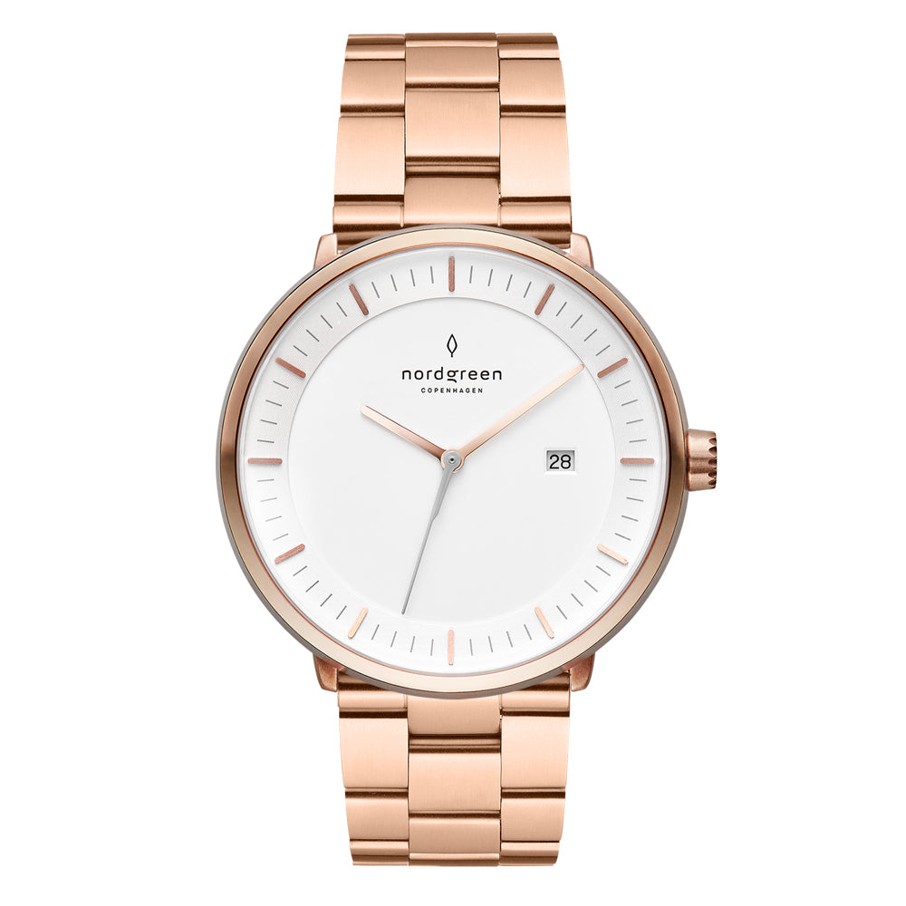 Nordgreen Women's Philosopher 36mm Rose Gold Watch