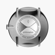 Load image into Gallery viewer, Nordgreen Men&#39;s Philosopher 40mm Gun Metal Watch