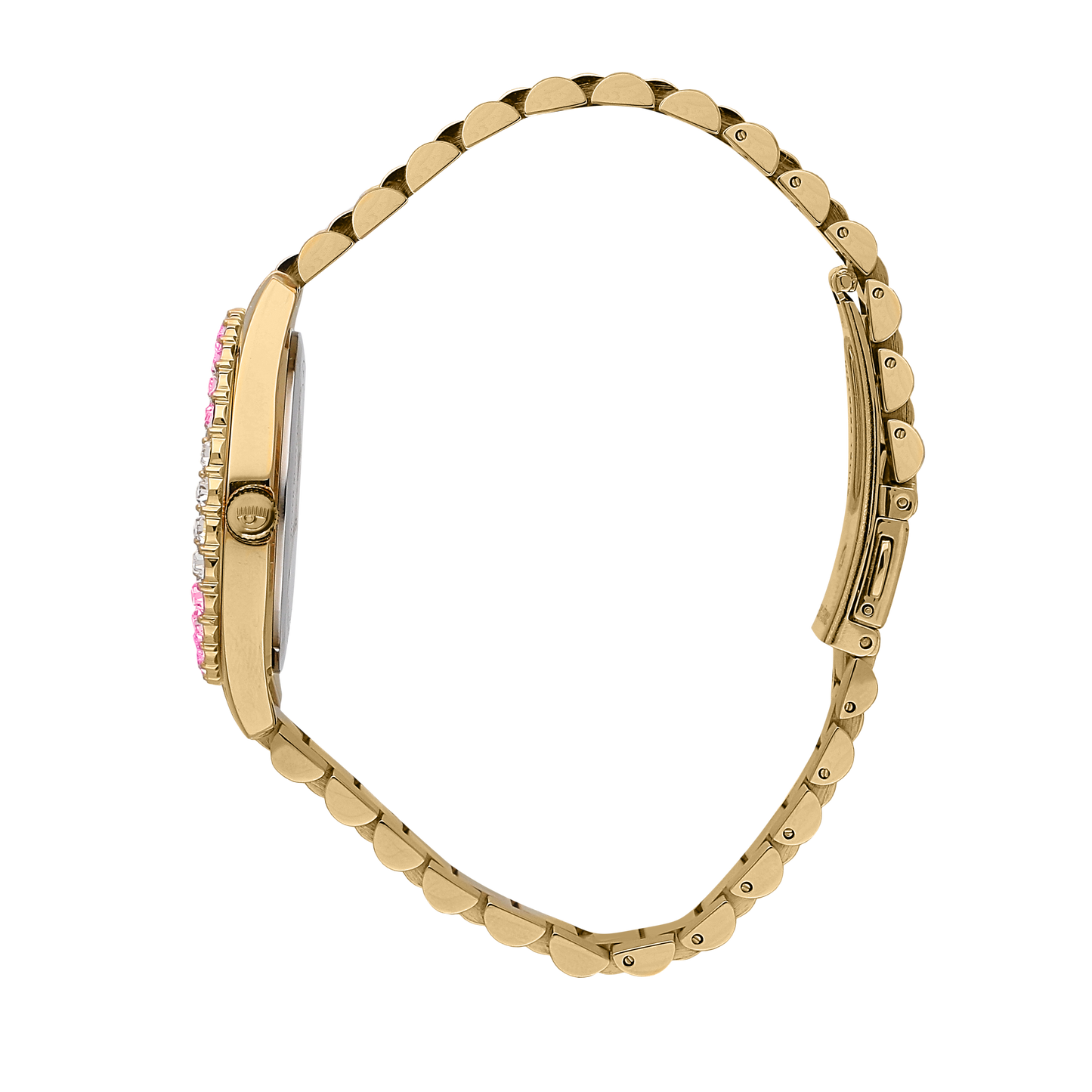Chiara Ferragni Everyday Pink Zircon 34mm Gold Watch
