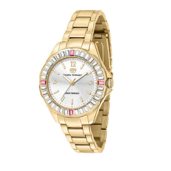 Chiara Ferragni Sport Gold 36mm Watch