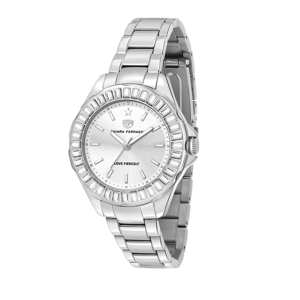Chiara Ferragni Sport Silver 36mm Watch