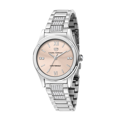 Chiara Ferragni Contamporary Silver Rose 32mm Watch