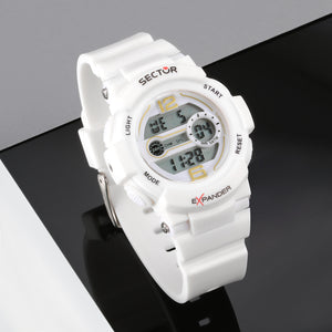 Sector EX-16 White Digital Watch