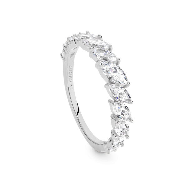 GEORGINI ORION RHODIUM RING