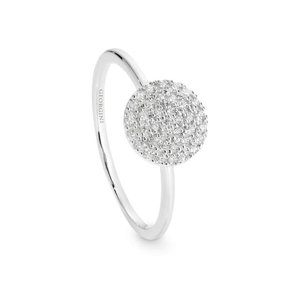 GEORGINI PAVO RHODIUM RING