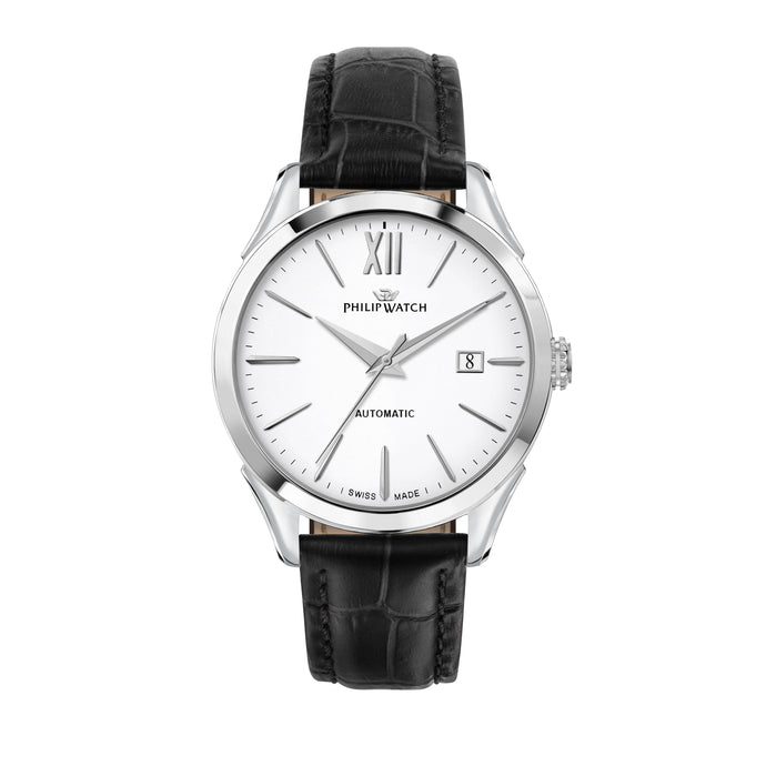 Philip Roma Swiss Made Silver Automatic Watch