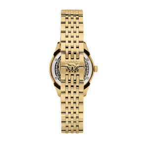 Philip Roma Swiss Made Gold Watch with Interchangeable White Strap