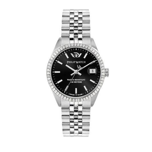 Philip Watch Swiss Made Caribe 35mm Silver Women's Watch