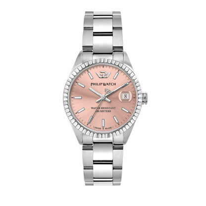Philip Watch Swiss Made Caribe Pink 35mm Women's Watch