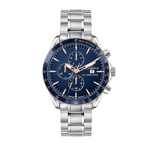 Philip Watch Swiss Made Blaze Blue 44mm Chronograph